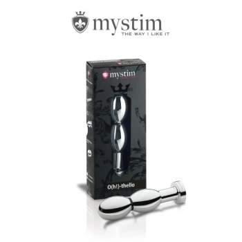 Eskişehir Erotik Shop Mystim O(h!)-thello Çelik Anal ve Vajinal Elektirikli Dildo