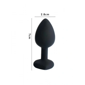 Eskişehir Erotik Shop Silikon Anal Tıkaç Siyah