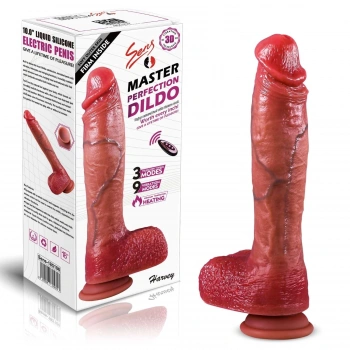 Harvey - Şarjlı Kumandalı İleri Geri Hareketli Rotasyonlu Realistik Dildo Isıtmalı Titreşimli Gerçekçi Penis