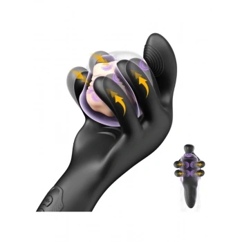 LongZ Black APP Kontrollü Otomatik Mastürbatör – 10 Titreşim ve 10 Sıkma Modu