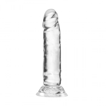 MYST COLOR Dildo Realistik Jel Dokuda Testissiz Ultra Yumuşak Şeffaf Mini Yapay Penis 13 CM
