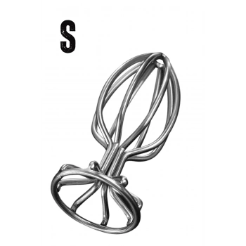 Paslanmaz Çelik İçi Boş Tasarım Pürüzsüz Silver Küçük Boy Metal Anal Butt Plug