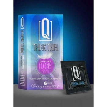 Q THİNK THİN 6LI EKSTRA İNCE PREZERVATİF