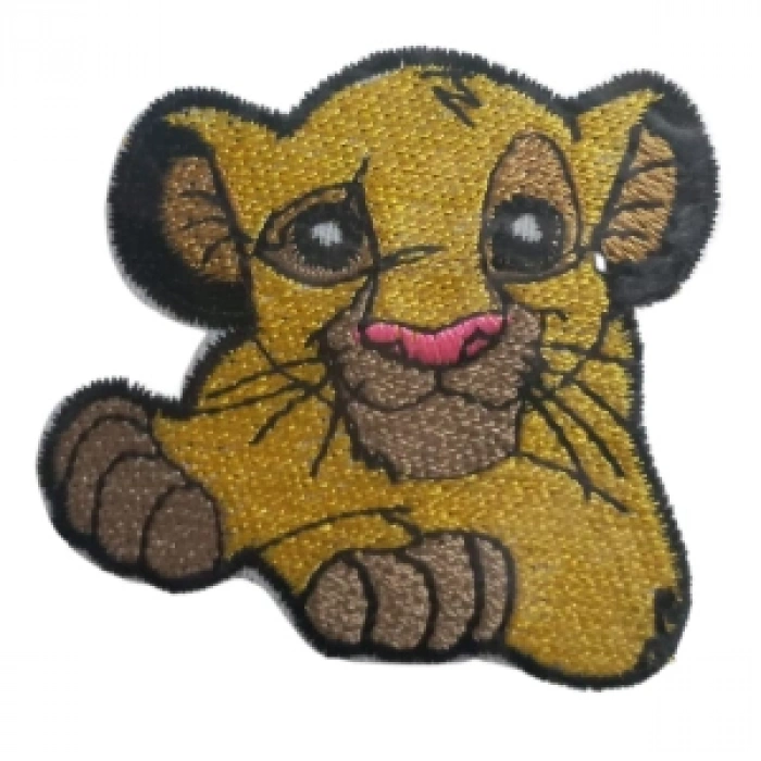 Aplike Ütü İle Yapışan Küçük Kaplan Arma 3x4 Cm
