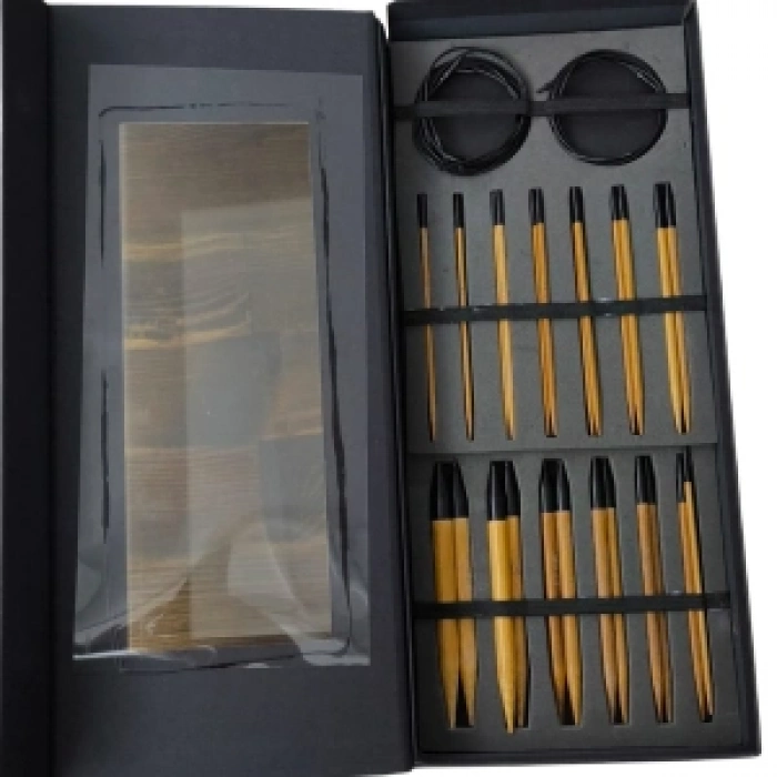 Bambu Misinalı Vidalı Tığ Set 13 Adet