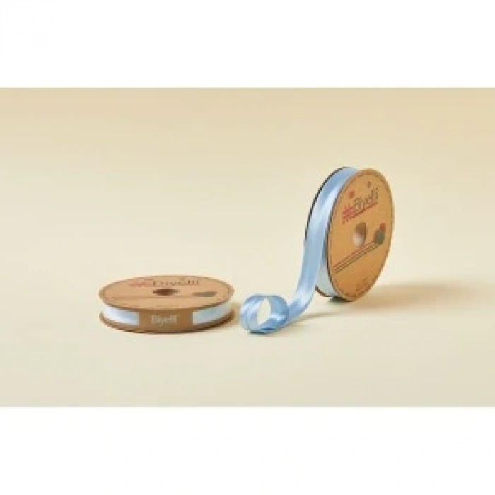 Biye Saten Katlı 069 Koyu Mavi 2 Cm 25 Metre %100 Polyester