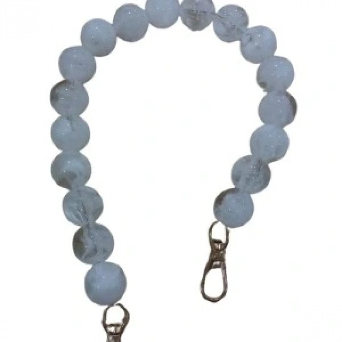 Çanta Askısı 40 Cm Akrilik Yuvarlak Sedef