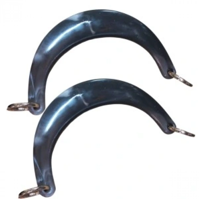 Çanta Sapı Ay Model Siyah Dalgalı 17 Cm