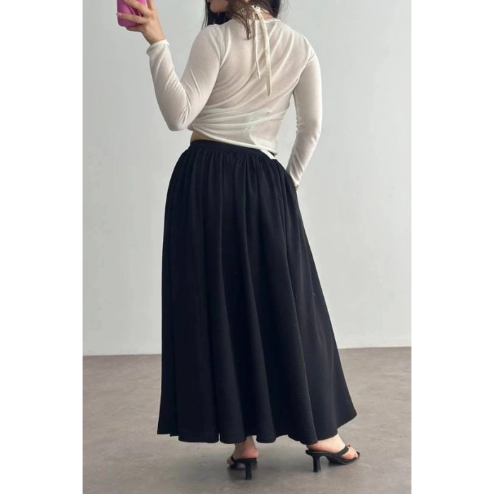 Cepli keten etek siyah kz24