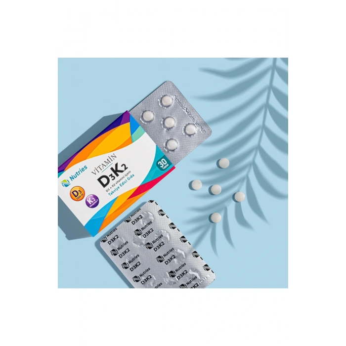 D3k2 Vitamin Takviyesi 30 Tablet – 3’lü Ekonomik Set