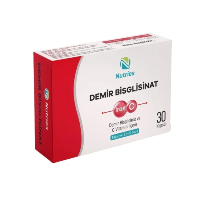 Demir Bisglisinat 30 Kapsül