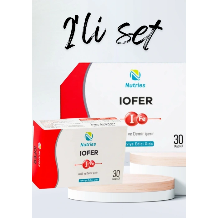 İofer Demir Takviyesi 30 Kapsül – 2’li Avantaj Paketi