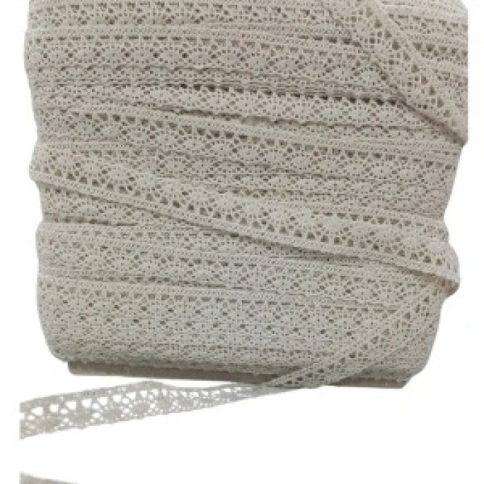 Kopanaki Dantel En 1 Cm Göz Model Krem 1 Metre