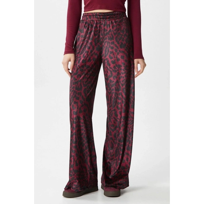 Leopar desen pantolon