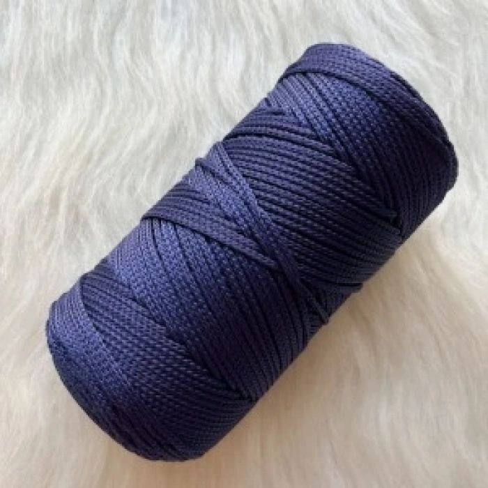 Makrome İpi 3mm Polyester Lacivert