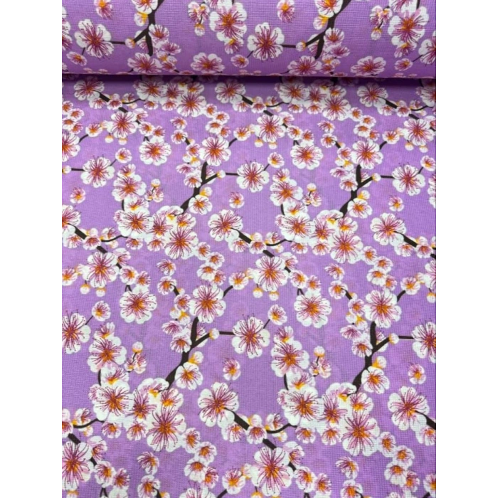 Masa Örtüsü & Piknik Örtsü -Raşel Kumaş 120 cm X 160 cm -Çiçek Desenli