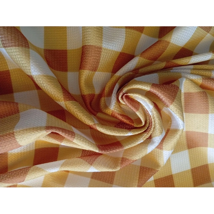 Masa Örtüsü & Piknik Örtsü -Raşel Kumaş 120 cm X 160 cm -Kare Desenli