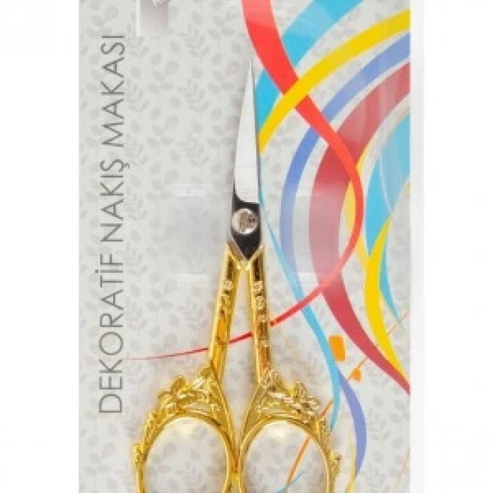 Nakış Makası Dekoratif Altın Kelebek Ybl-403 Model 22