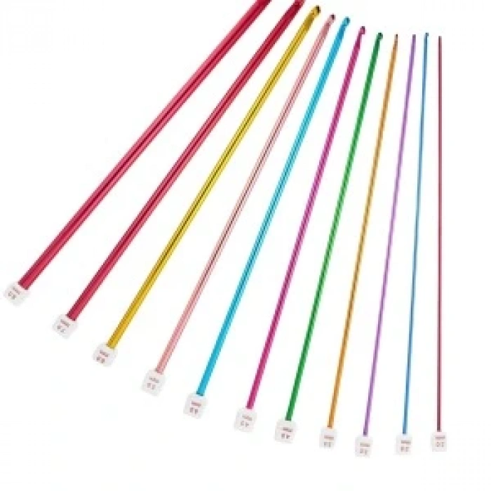 Örgü Tığ Metalize 35 Cm  3,5 Numara