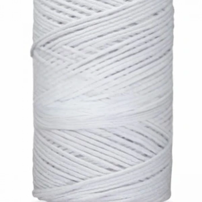 Pamuk Makrome 2 Mm Beyaz