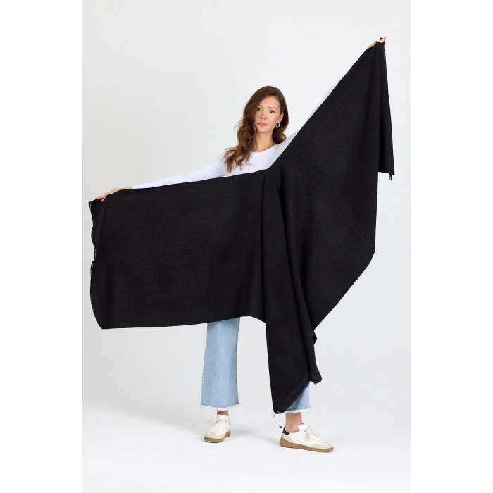 Panço - Pamuk Polyester Karışımlı Şık ve  Kaliteli Kumaş-Siyah