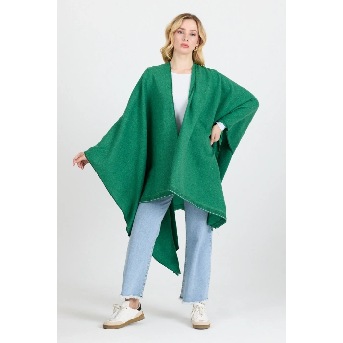 Panço - Pamuk Polyester Karışımlı Şık ve  Kaliteli Kumaş-Yeşil