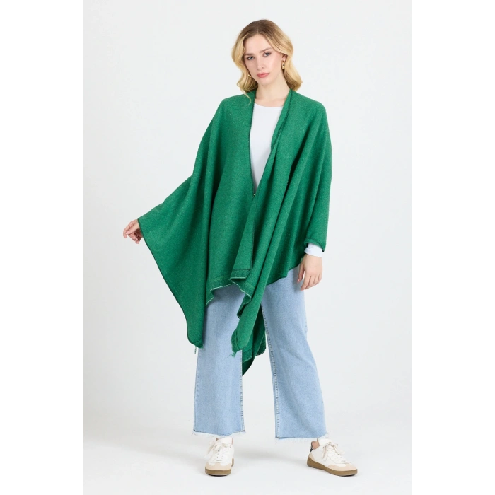 Panço - Pamuk Polyester Karışımlı Şık ve  Kaliteli Kumaş-Yeşil