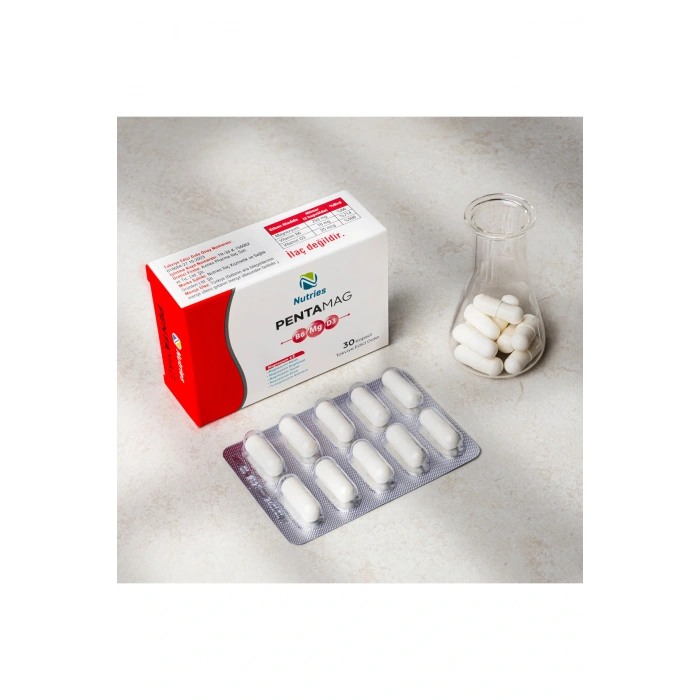 Pentamag Magnezyum Takviyesi 30 Kapsül – 3’lü Ekonomik Set