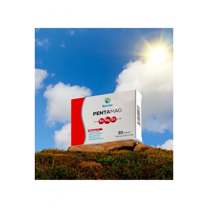 Pentamag Magnezyum Takviyesi 30 Kapsül – 3’lü Ekonomik Set