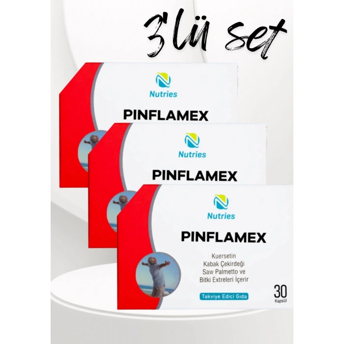Pinflamex Eklem Destek Kapsülü 30’lu – 3’lü Ekonomik Set