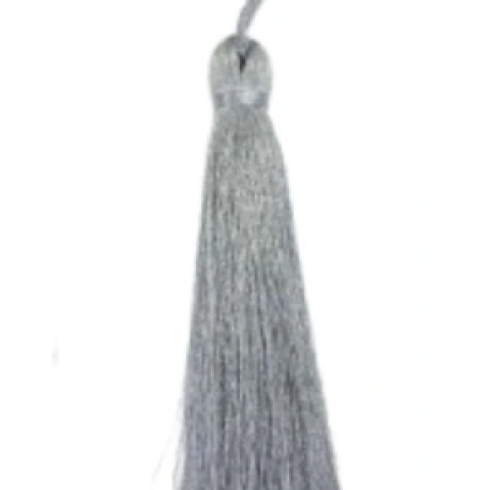 Püskül Tekli 10 Cm 1 Adet Gümüş