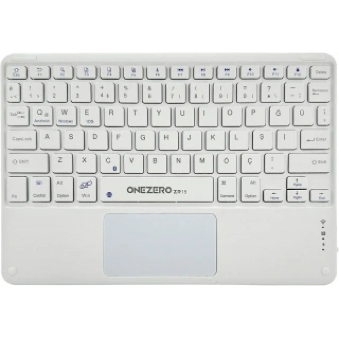 R15K Beyaz Bluetooth Touchoad Klavye