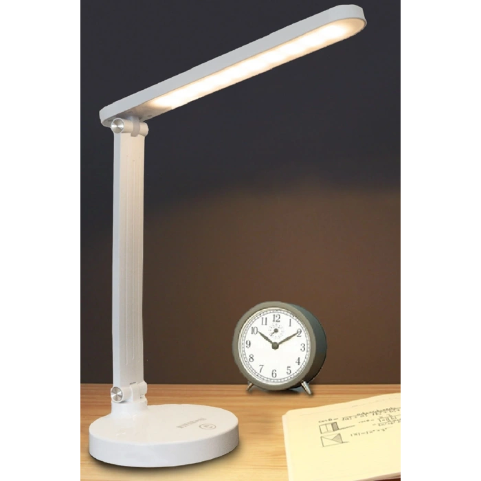 Şarjlı 40 Led Çalışma Okuma Işığı Kademeli Masa Lambası Ayarlanabilir Renk Tonu Ve DKTTklık PS-1912