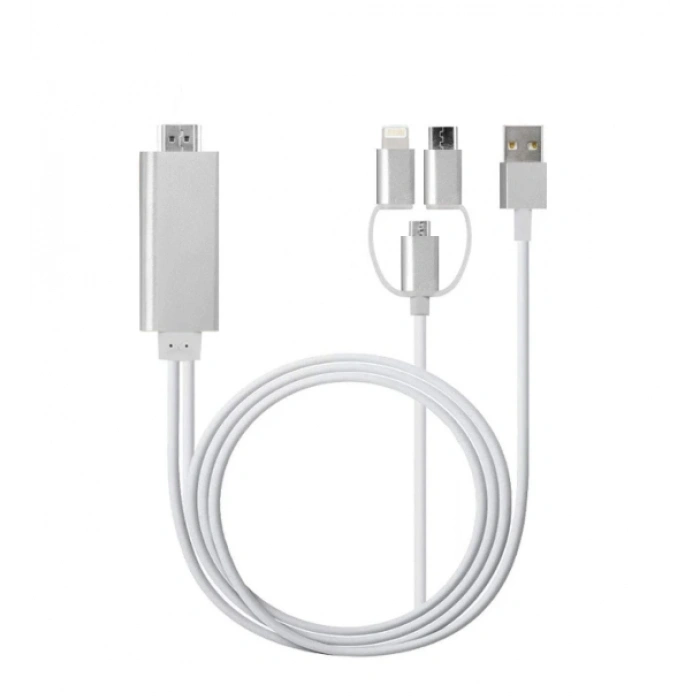 ZR778 L6-M3M Lightning Micro Type-C Hdtv Kablo