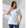 Kiraz işlemeli tişört