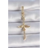 Pirinç Gold Renk Zirkon Taş Detaylı Elif Model Anka Kuşu Figür Ajda Charm - TJ-BC1013