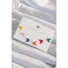 Pirinç Rengarenk Mineli Minimal Kelebek Küpe Seti - TJ-BKP9318