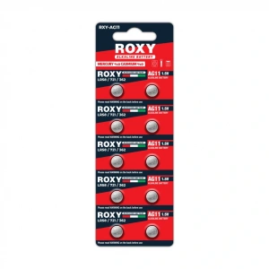 AG11 LR58/LR721/362 21 Mah Alkalin Düğme Pil 10 Lu Paket