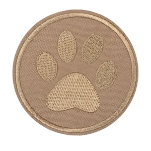 Aplike Ütü İle Yapışan Kahve Pati Arma 5 Cm