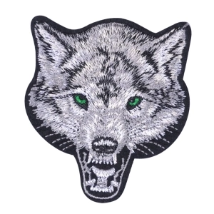 Aplike Ütü İle Yapışan Kurt Yeşilgöz Arma 7x6 Cm