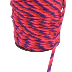 Bileklik İpi, Hediye Paketleme İpi, Şans, Bereket, Aşk, Şifa, Güç 10 Mm Pamuk  10 Metre Fuşya