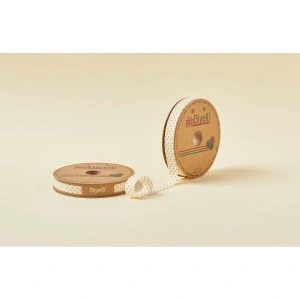 Biye Puanlı Katlı B04 Sarı 2 Cm 25 Metre %65 Koton %35 Polyester