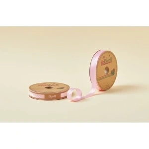Biye Saten Katlı 007 Pembe 2 Cm 25 Metre %100 Polyester