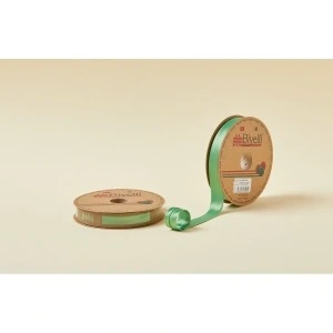 Biye Saten Katlı 026 Yeşil 2 Cm 25 Metre %100 Polyester