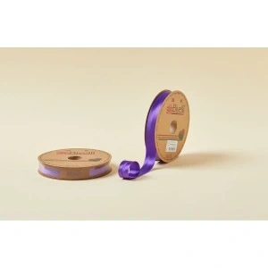 Biye Saten Katlı 032 Mor 2 Cm 25 Metre %100 Polyester