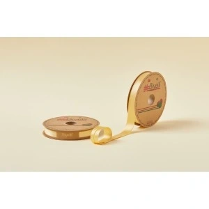 Biye Saten Katlı 049 Sarı 2 Cm 25 Metre %100 Polyester