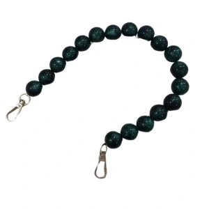 Çanta Askısı 40 Cm Akrilik Yuvarlak Yeşil