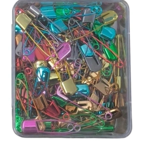 Çengelli İğne Kilitli Bebe Renkli Büyük 100 Adet