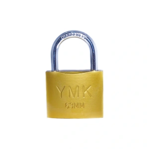 Eko Sarı Boyalı Kısa Kancalı Asma Kilit 63mm