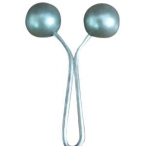 Eşarp Klipsi Top Model Düz Gri 1 Adet